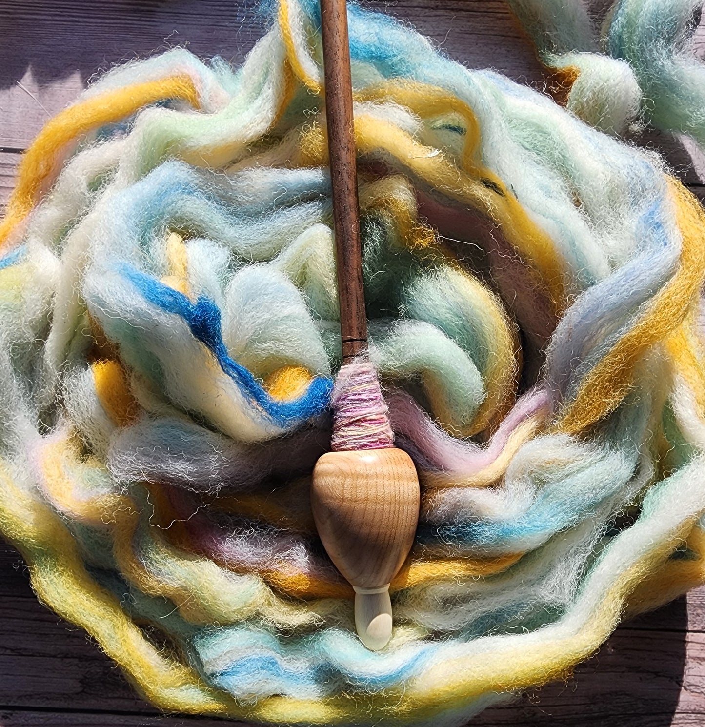 Sock roving- OOAK