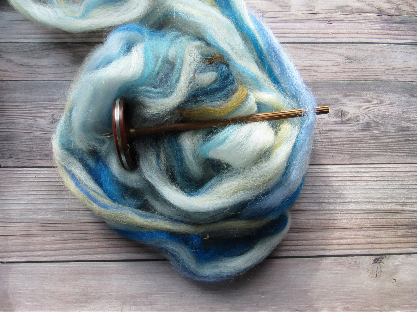 Coopworth/Alpaca OOAK-blue merl